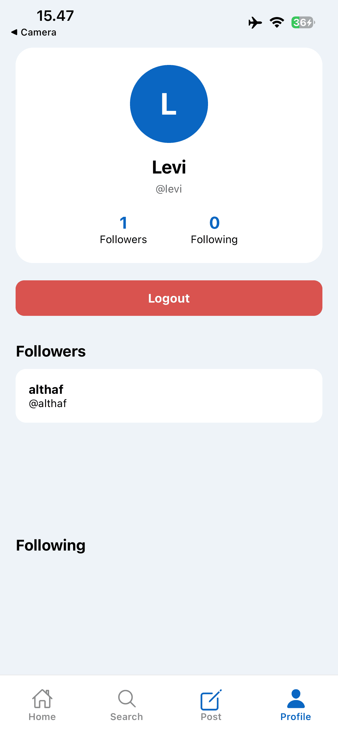 NexWork — Social Media Mobile Application screenshot 3